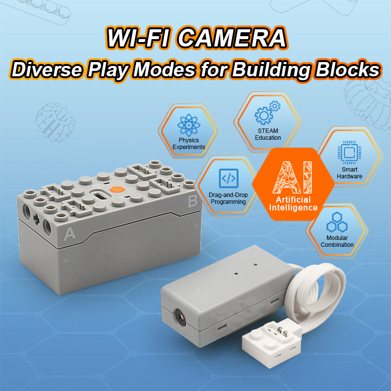 WI-FI CAMERADiverse Play Modes for Building Blocks