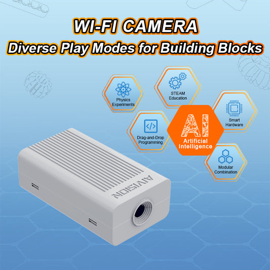 WI-FI CAMERADiverse Play Modes for Building Blocks | Multiple Functional ModulesEasy to Learn Programming