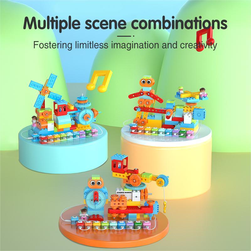 CB51B Musical building blocks (Storage Bucket)