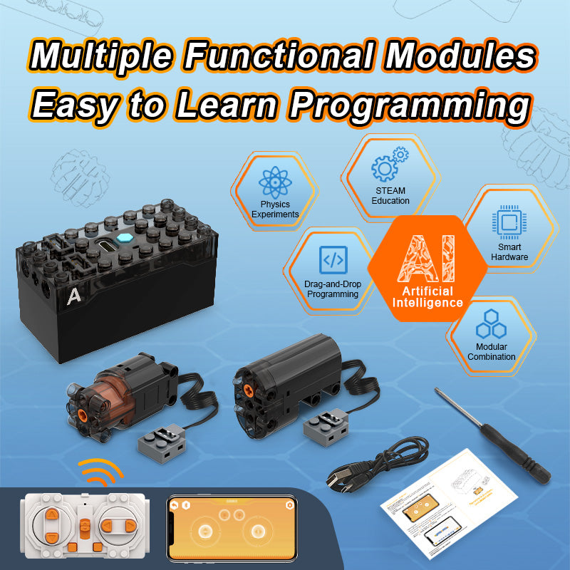 CB105 Dual Motor Power Set | Multiple Functional ModulesEasy to Learn Programming