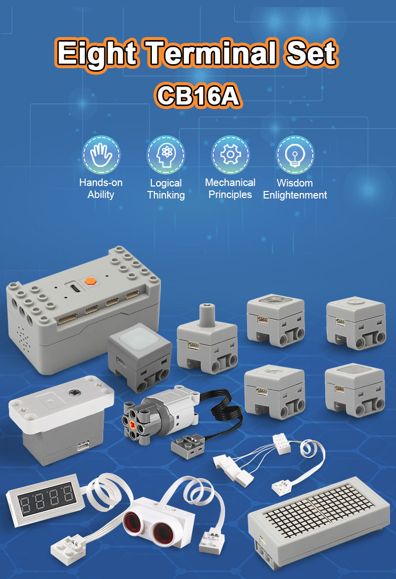 CB16A Eight Terminal Set| Multiple Functional ModulesEasy to Learn Programming