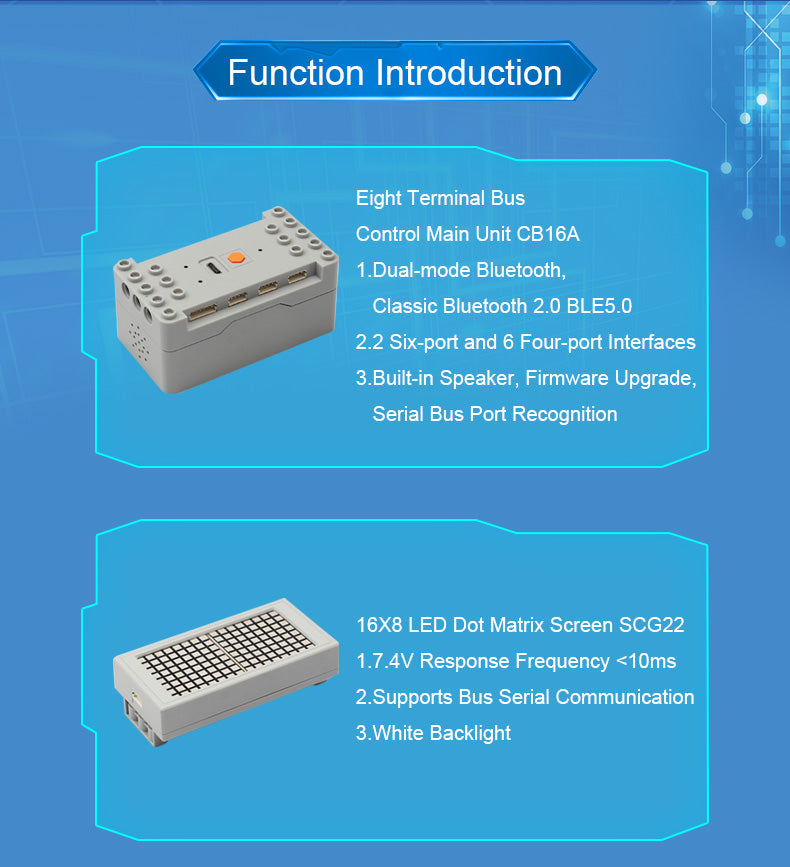 CB16A Eight Terminal Set| Multiple Functional ModulesEasy to Learn Programming