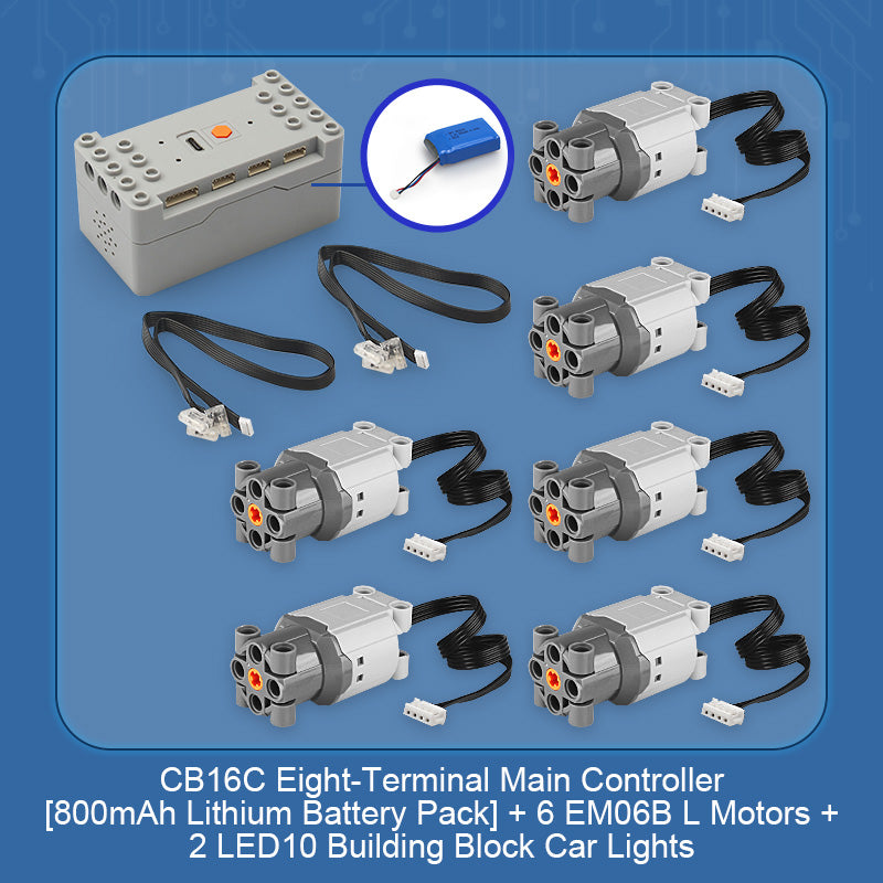 CB16C 8-Terminal Main Control (6-Motor Version) | Multiple Functional ModulesEasy to Learn Programming