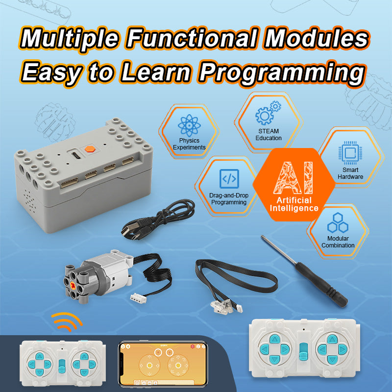CB16C 8-Terminal Main Control (6-Motor Version) | Multiple Functional ModulesEasy to Learn Programming
