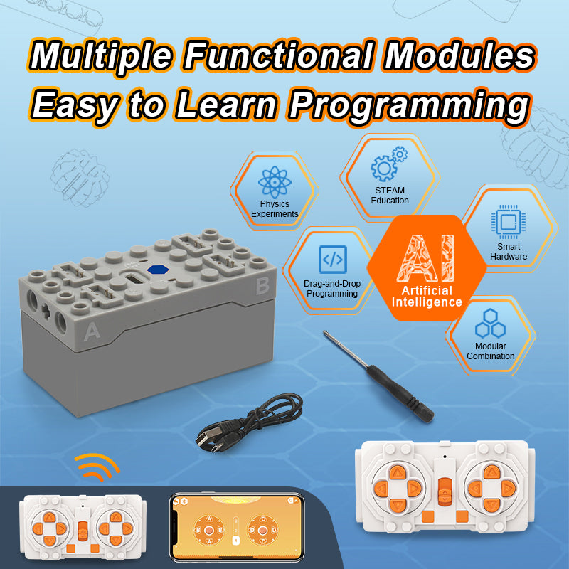CB26 Four-Motor Main Control Kit | Multiple Functional ModulesEasy to Learn Programming