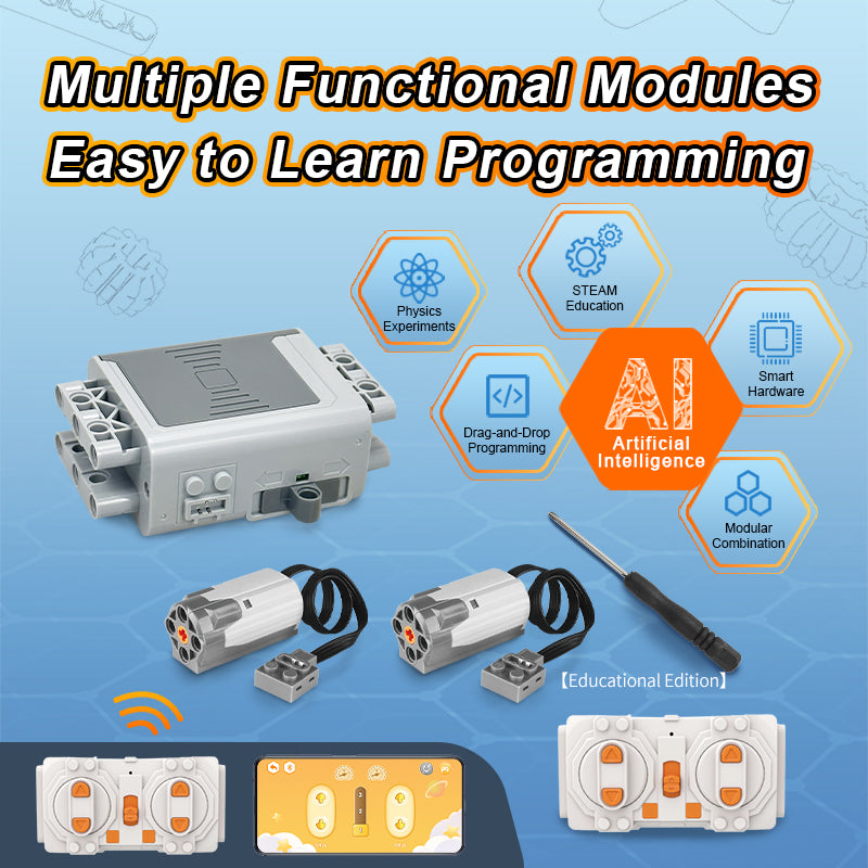CB85A AA Battery Box Programmable Kit  |  Multiple Functional ModulesEasy to Learn Programming